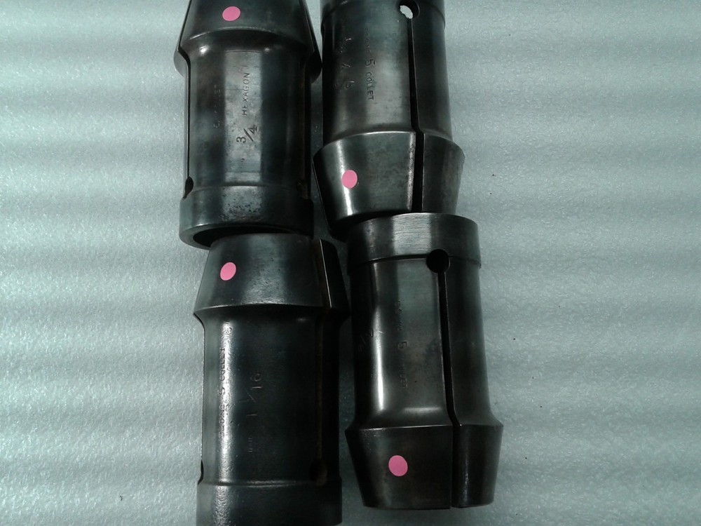 Bardons & Oliver Collets for Turret Lathe, # 5 Lot of 5