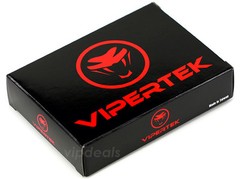 VIPERTEK Handcuffs Professional Double Lock Metal Steel Police Security BLACK