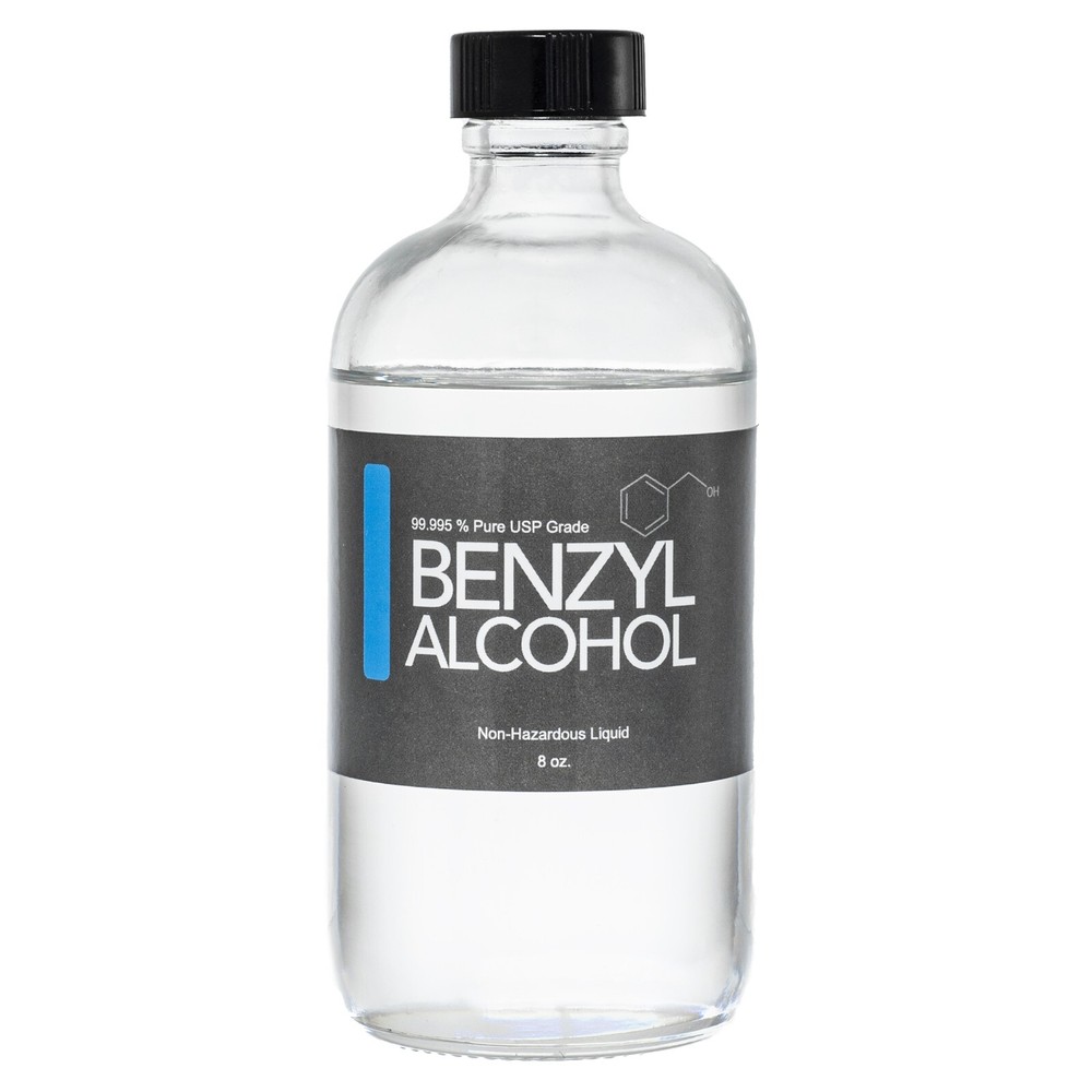 BENZYL ALCOHOL 8 oz. USP Grade in Sterile Glass Bottle
