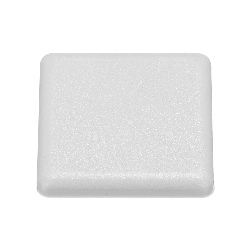 12 x Standard Plastic Square Aluminum Extrusion End Cap Gray White 30x30mm