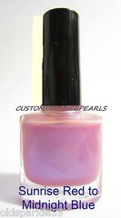 25g Blue-Red Chameleon Pearl Pigment Spray Cans Clear Nail Pearls