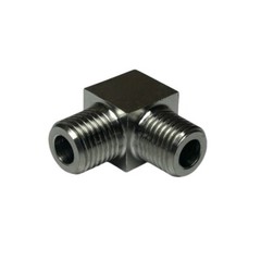 1/4” Male To 1/4” Male NPT Elbow 2 Way Threaded Connector Pipe Fitting Stainless