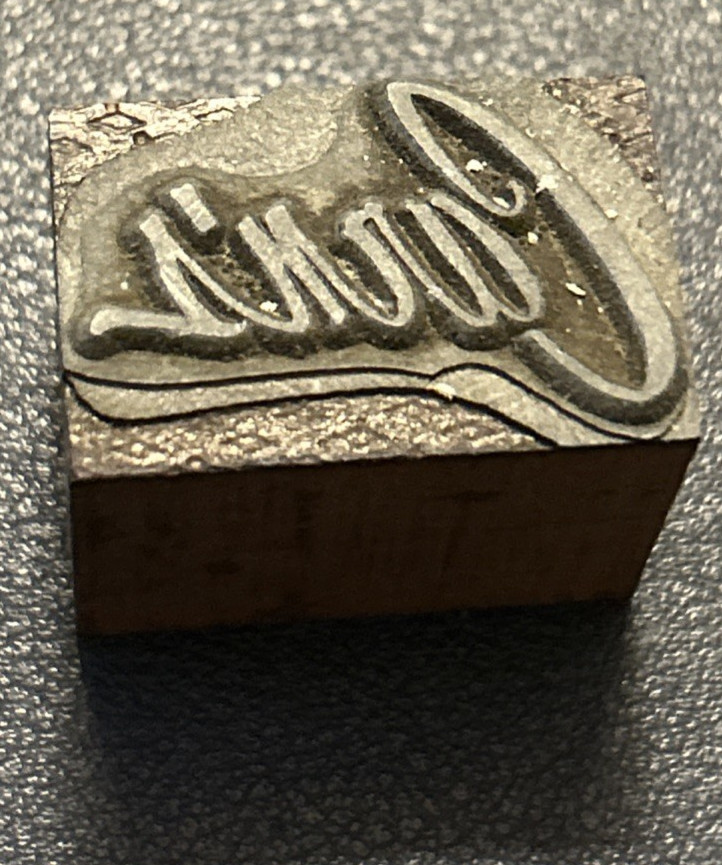 Carn’s Carn | Vintage letterpress printing block – York PA