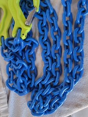 CERTEX GrabIQ GUNNEBO 5/16″ x 6′ MGD-EGKN 2-Leg Chain Sling 9900 lbs 60° Sweden