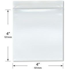 Plymor 4″ x 4″, 8 Mil Extra Thick Heavy Duty Zipper Reclosable Plastic Bags