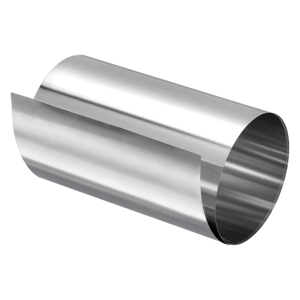 uxcell 0.07x100x1000mm 304 Stainless Steel Roll 0.07x100x1000mm, Silver Tone