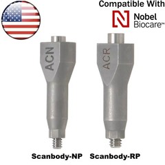 Dental CAD/CAM Implant Scan Body Analog Compatible With Hiossen Nobel Straumann