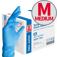Blue Nitrile Exam Gloves – Latex-Free, Powder-Free, 1000 Pcs, Food-Safe