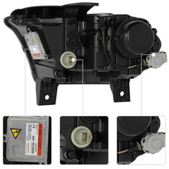 Front HID Headlights Right for Durango 2016-2020 w LED DRL