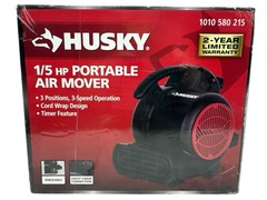 Husky 1/5 HP Air Mover Blower Fan 3-Speed 3-Position 1010580215 (OB)