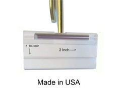 200 PACK 6 Inch Flip Scan™ Metal Peg Hooks w/Label Holder 1/8″ to 1/4″ Pegboard