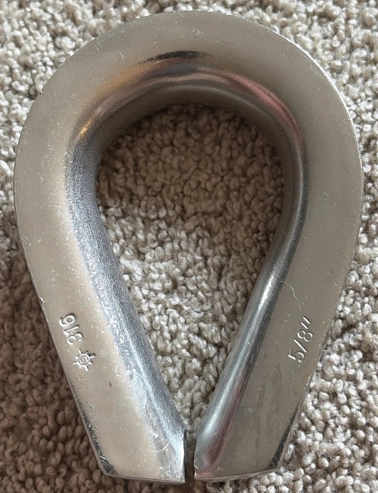 Suncor Heavy Duty 316 Stainless Steel Thimble 5/8”