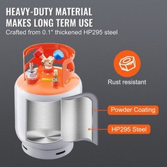 30lb Refrigerant Transfer Cylinder with Floating Valve Feature