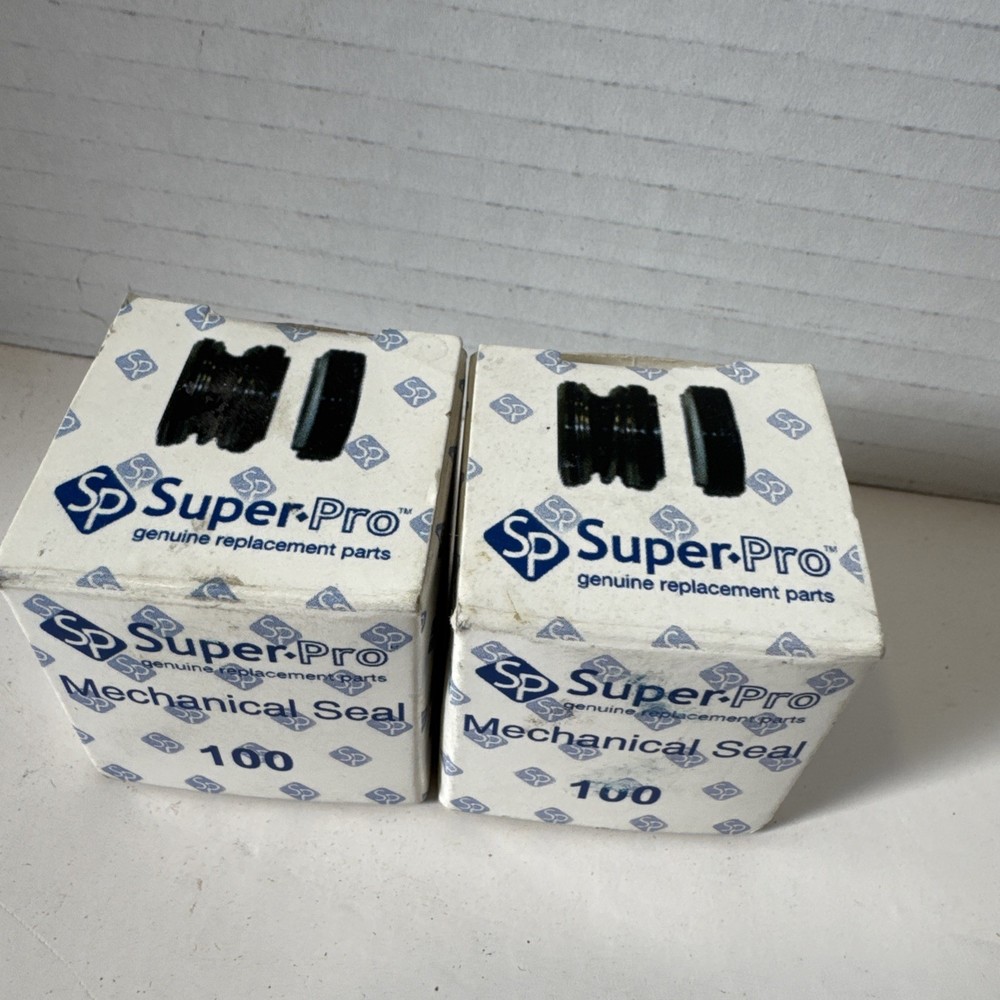 2 pcs. Super Pro mechanical seal 100 assembly 100 Made In Brazil