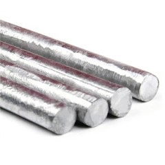 Round Zinc Bar 99.9% Pure Zinc Rod, Marine Anticorrosion, Pure Metal Zinc Anode