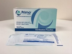 Primo Triple Chek Sterilization Pouch 3.5 x 5.25 (200) Bags Dental Tattoo Nail