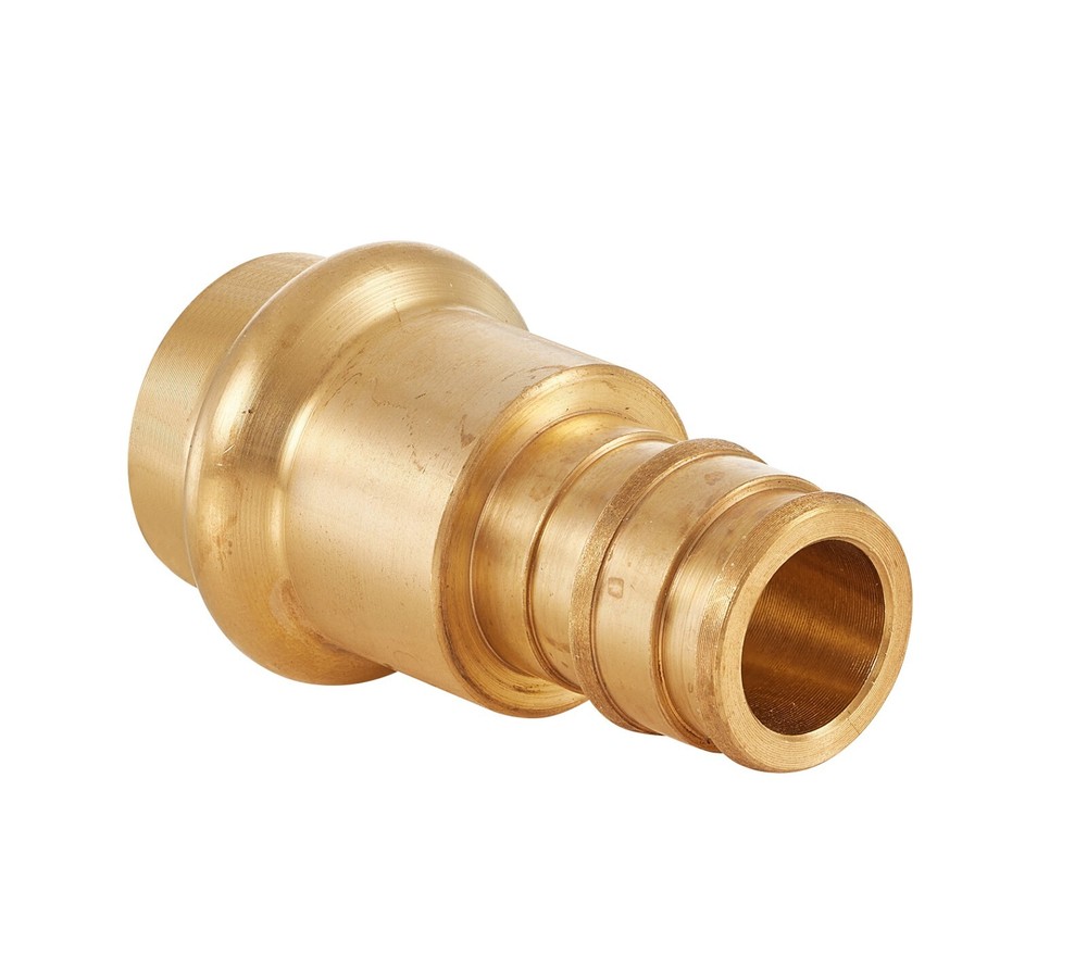 10PCS EFIELD 1/2 “Press X 1/2” PEX-A Expansion Coupling Brass Fittings,Lead Free