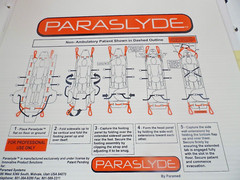 NEW Evacuation Sled Device EVAC Rescue Slide Paraslyde / Stryker / Paraslyde