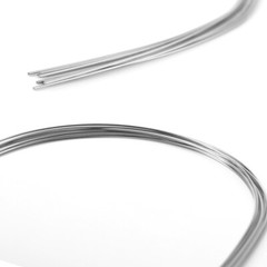 10PCS AZDENT Dental Orthodontic Super Elastic Niti Round Arch Wire Nature Form