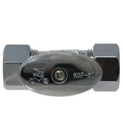 1) 5/8″ OD X 5/8″ OD COMPRESSION STRAIGHT BALL VALVE, 1/4 TURN, LEAD FREE BRASS