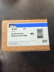 Ideal 30-222 Mechanical Lug, Black, 600 V, 100 Pk