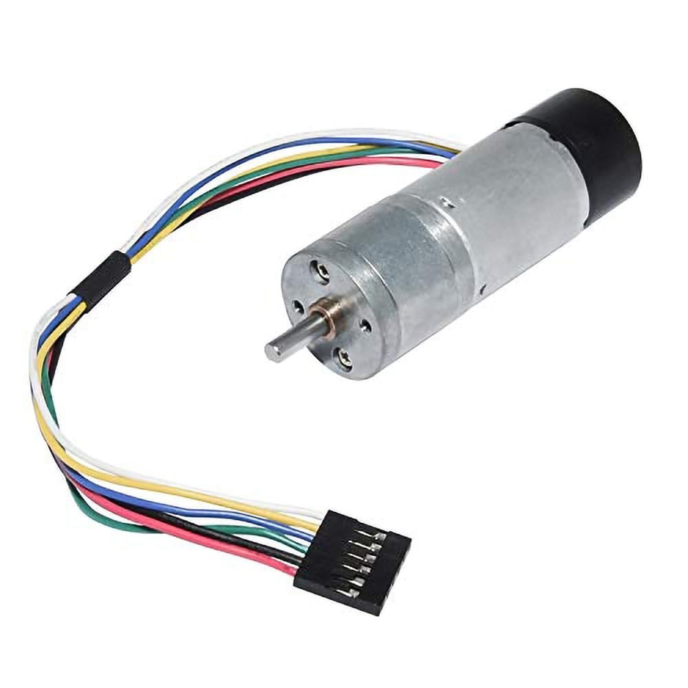 Encoder Metal Gearmotor 12V DC High Speed 130RPM Gear Motor with Encoder for …