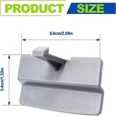 Center Console Latch Replacement, Light Grey, Compatible with 2010-2018 Models,