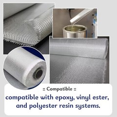 Fiberglass Woven Roving Cloth Plain Weave 6oz x 39.3″ x 36 ft. (12 yd. Long)
