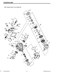 Skid Loader Parts Manual Fits 2044 & 2054 Mustang SKID-STEER SSN 006301 & Up