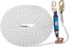 Vertical Lifeline Assembly – 50FT Rope Harness Safety Lanyard with Rope Grab