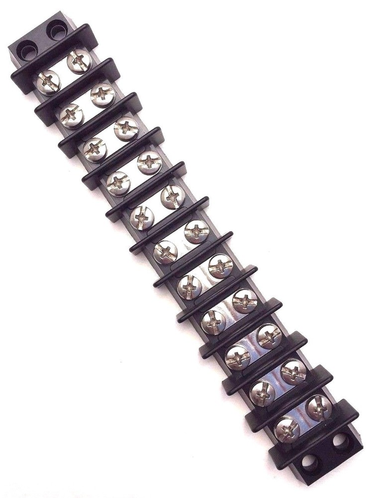 Marine Terminal Block 11 Gang 0113-10-3640-11 Dinkle 10 to 18 AWG Gauge 35A 600V