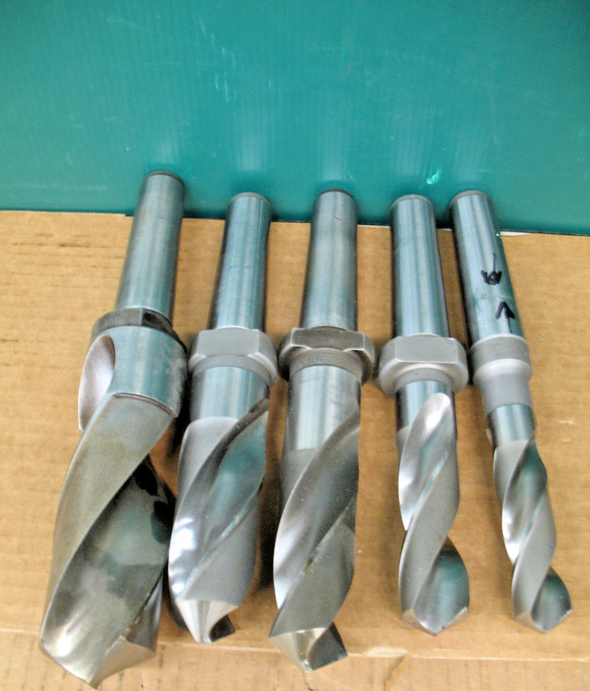 SIP SOCIETE GENEVOISE JIG BORER DRILL BITS #4 SHANK 1.940″, 1.533, 1.400, 1.161,