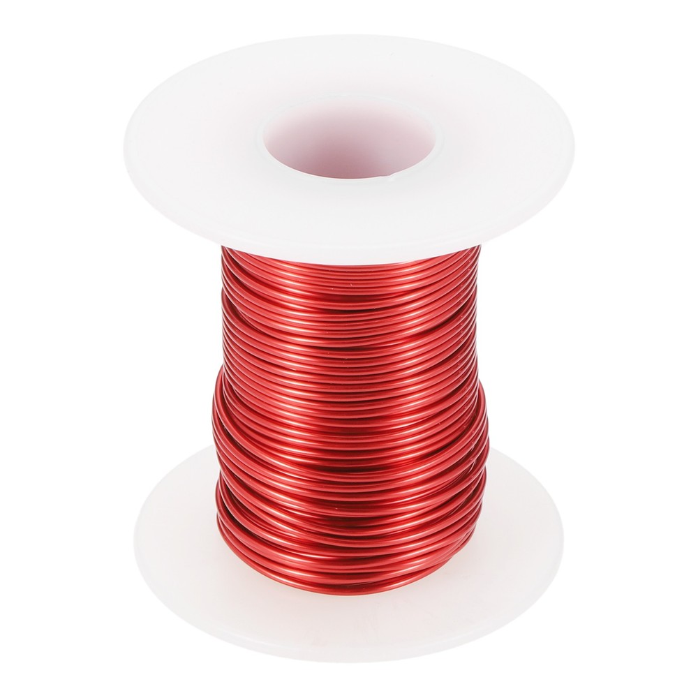 25 AWG Magnet Wire 25 Gauge 4 oz Enameled Copper Wire 155C(311F) Red White