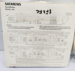 NEW SIEMENS DB-11/-11E/8853 SMOKE DETECTOR BASE WHITE FREE EXPRESS SHIPPING