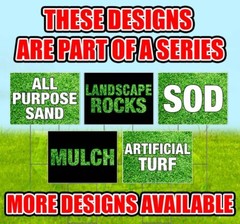 TOPSOIL 18×24 Yard Sign WITH STAKE Corrugated Bandit USA BUSINESS LANDSCAPING
