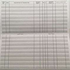 5 CHECKBOOK TRANSACTION REGISTERS CALENDAR 2023-2024-2025 CHECK BOOK TOP QUALITY