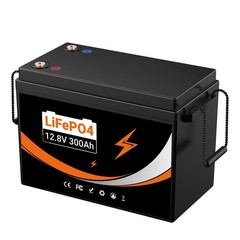 12V 300Ah LiFePO4 Lithium Battery Built 200A BMS for Solar Marine RV Golf Buggy
