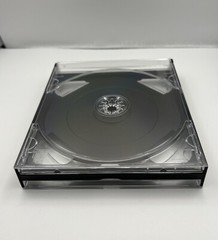 10 NEW CHUBBY 24MM DOUBLE (2) CD CASE WITH CLEAR TRAY, ASSEMBLED, 1057Q+KC02PK