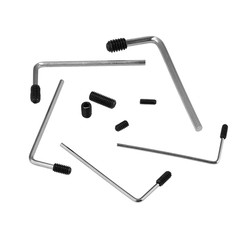 440Pcs 22 Sizes,4#-40 to 1/4″-20 Standard SAE Allen Head Socket Hex Grub Screw A