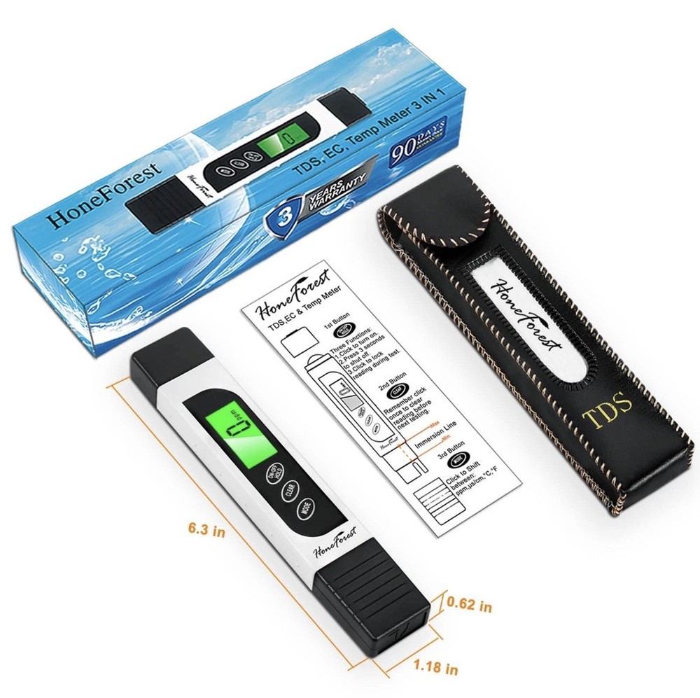 HoneForest TDS Meter, Digital Water Tester – Accurate and Reliable NEW