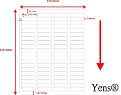 100 Sheets 8000 Labels 80up Labels