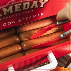 Compact Hot Dog Steamer and Multi-Appetizer Warmer – Ideal for Gatherings!