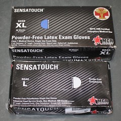 Large lot of Disposable Gloves Nitrile Vinyl Latex, Sizes S / M / L / XL, Exam