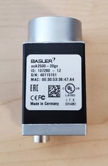 Basler ace acA2500-20gc Color GigE industrial camera (without lens)
