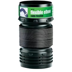 Amerimax Flex-Drain 4 In. Elbow Flex-Drain Flexible Coupler 57010 Amerimax
