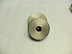 qty 2-Plug Disk, size 155 od x 3/8″ width 3/8″ bore, Washer, Spacer, Shims,Pads