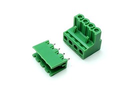US Stock 10Set 2EDG 4 Pin 4P Plug-in Screw Terminal Block Connector 5.08mm Pitch