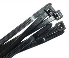 11″ Black Cable Ties (QTY 100) – 50lb Zip or Wire Tie USA MADE