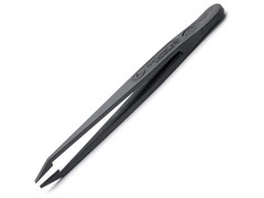 Techni-Pro 10063009 – 4.53′ Full Plastic Tweezers, Carbon Fiber, Very Fine,