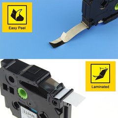 Compatible with Brother TZ TZe Label Tapes Fit For P-Touch (6/9/12/18/24/36mm)